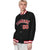 Custom Black Red-White Bomber Full-Snap Varsity Letterman Jacket