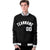 Custom Black White-Gray Bomber Full-Snap Varsity Letterman Jacket