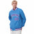 Custom Light-Blue Purple-White Bomber Full-Snap Varsity Letterman Jacket