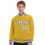 Custom Yellow White Royal-Blue Bomber Full-Snap Varsity Letterman Jacket