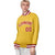 Custom Yellow Red-White Bomber Full-Snap Varsity Letterman Jacket