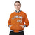 Custom Orange White Navy Bomber Full-Snap Varsity Letterman Jacket