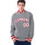 Custom Gray White-Red Bomber Full-Snap Varsity Letterman Jacket