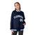 Custom Navy White Royal-Blue Bomber Full-Snap Varsity Letterman Jacket