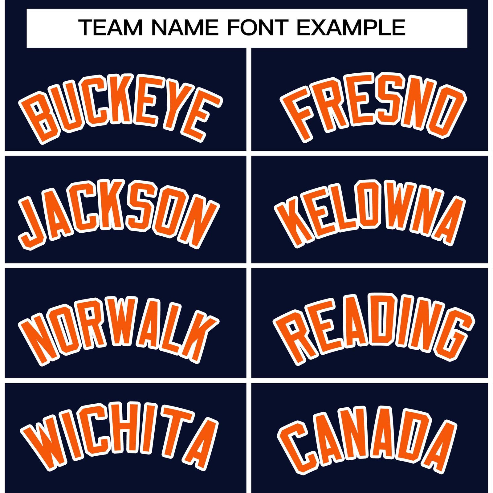 Custom Navy Orange-White Bomber Full-Snap Varsity Letterman Jacket
