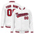 Custom White Red-Black Bomber Full-Snap Varsity Letterman Jacket