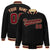 Custom Black Burgundy Old-Gold Bomber Full-Snap Varsity Letterman Jacket