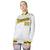 Custom White Yellow-Black Bomber Full-Snap Varsity Letterman Jacket