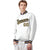 Custom White Old-Gold Navy Bomber Full-Snap Varsity Letterman Jacket