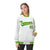 Custom White Neon-Green Yellow Bomber Full-Snap Varsity Letterman Jacket