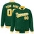 Custom Kelly Green Yellow-White Bomber Full-Snap Varsity Letterman Jacket