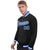 Custom Black Royal-Blue White Bomber Full-Snap Varsity Letterman Jacket