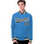 Custom Light-Blue Black-White Bomber Full-Snap Varsity Letterman Jacket