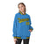 Custom Light-Blue Yellow-Navy Bomber Full-Snap Varsity Letterman Jacket