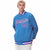 Custom Light-Blue Purple-White Bomber Full-Snap Varsity Letterman Jacket