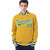 Custom Yellow Kelly-Green White Bomber Full-Snap Varsity Letterman Jacket