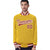 Custom Yellow Red-White Bomber Full-Snap Varsity Letterman Jacket