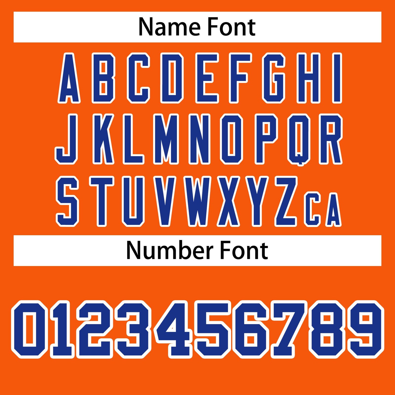 Custom Orange Thunder-Blue White Bomber Full-Snap Varsity Letterman Jacket