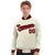 Custom Cream Red Black Bomber Full-Snap Varsity Letterman Jacket