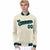 Custom Cream Aqua-Black Bomber Full-Snap Varsity Letterman Jacket