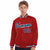 Custom Red Navy-white Classic Style Varsity Full-Snap Letterman Jacket