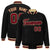 Custom Black Burgundy Old-Gold Bomber Full-Snap Varsity Letterman Jacket