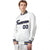 Custom White Navy Old-Gold Bomber Full-Snap Varsity Letterman Jacket