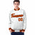 Custom White Orange-Black Bomber Full-Snap Varsity Letterman Jacket