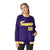 Custom Purple Gold-White Bomber Full-Snap Varsity Letterman Jacket