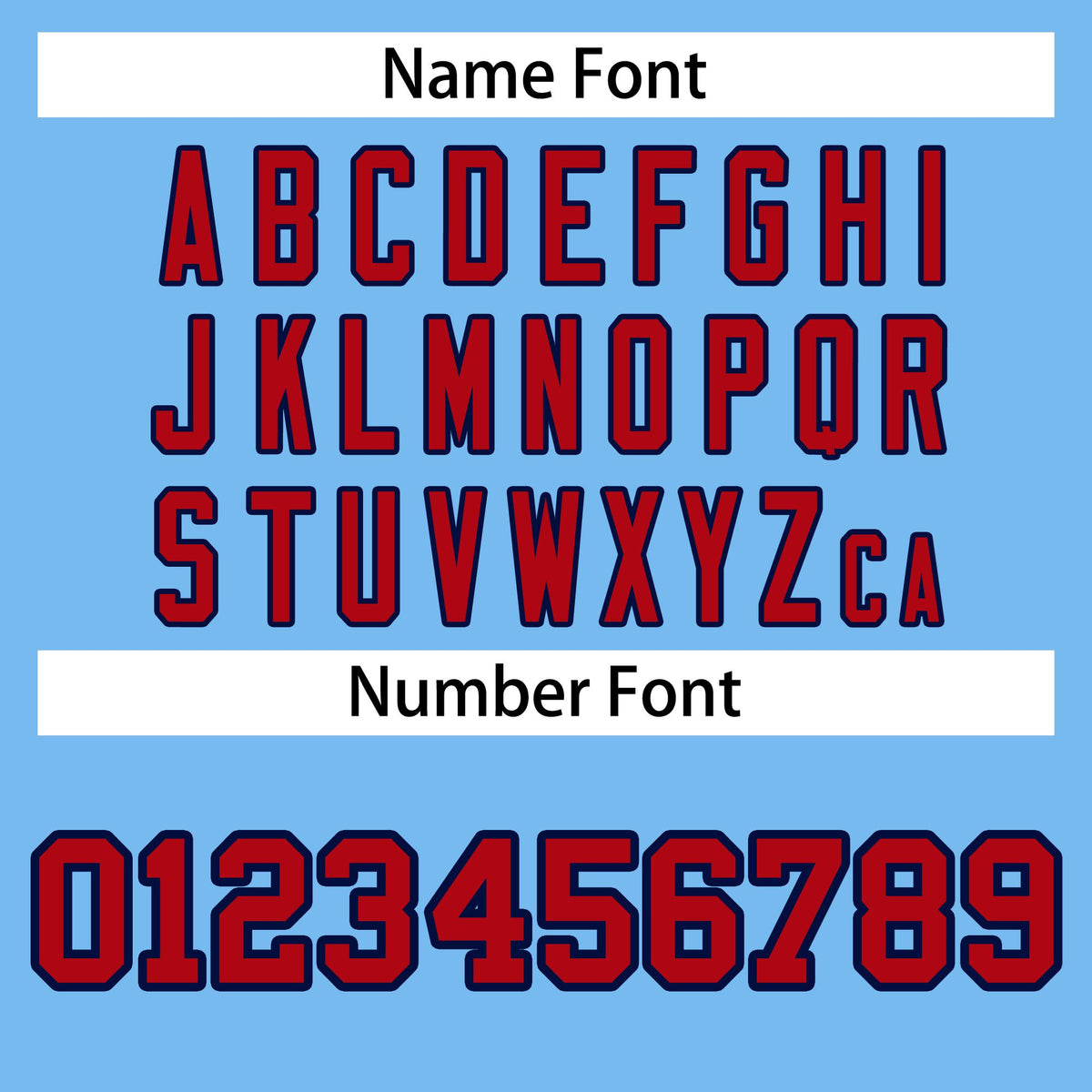 Custom Light-Blue Red-Navy Bomber Full-Snap Varsity Letterman Jacket