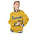 Custom Yellow Black-White Bomber Full-Snap Varsity Letterman Jacket