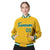 Custom Yellow Kelly-Green White Bomber Full-Snap Varsity Letterman Jacket