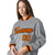 Custom Gray Orange-Black Bomber Full-Snap Varsity Letterman Jacket