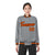 Custom Gray Orange-Black Bomber Full-Snap Varsity Letterman Jacket