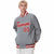 Custom Gray Red-White Bomber Full-Snap Varsity Letterman Jacket