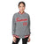 Custom Gray Red-White Bomber Full-Snap Varsity Letterman Jacket