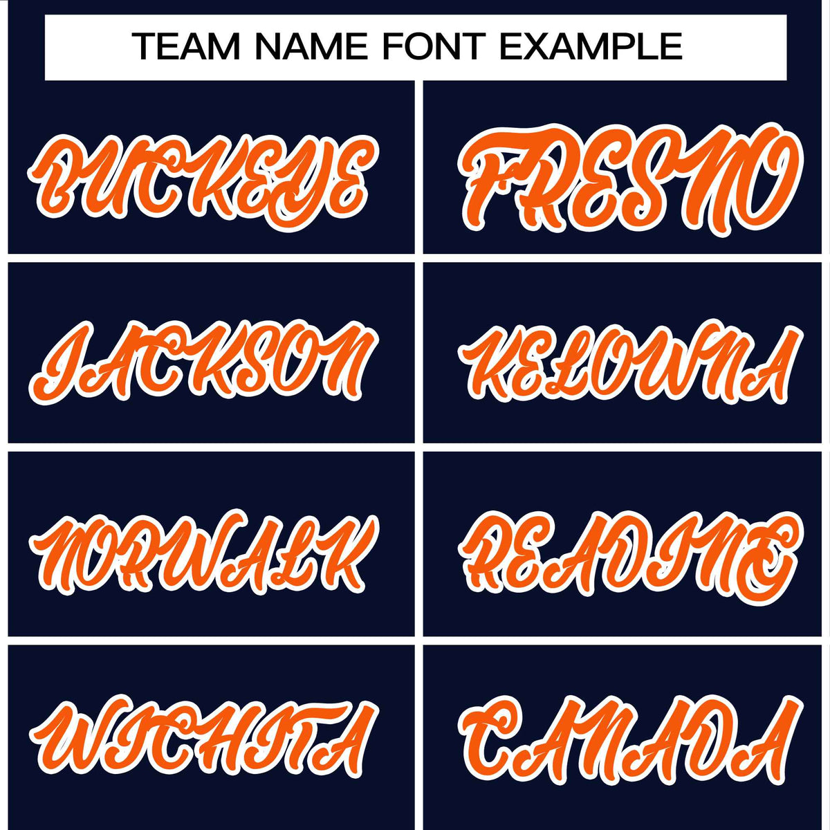 Custom Navy Orange-White Bomber Full-Snap Varsity Letterman Jacket