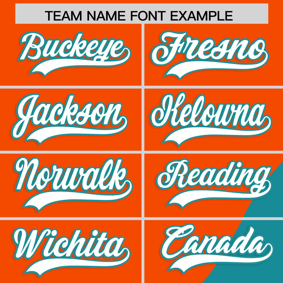 Custom Orange Aqua Color Block Varsity Full-Zip Letterman Wave Hoodie Jacket