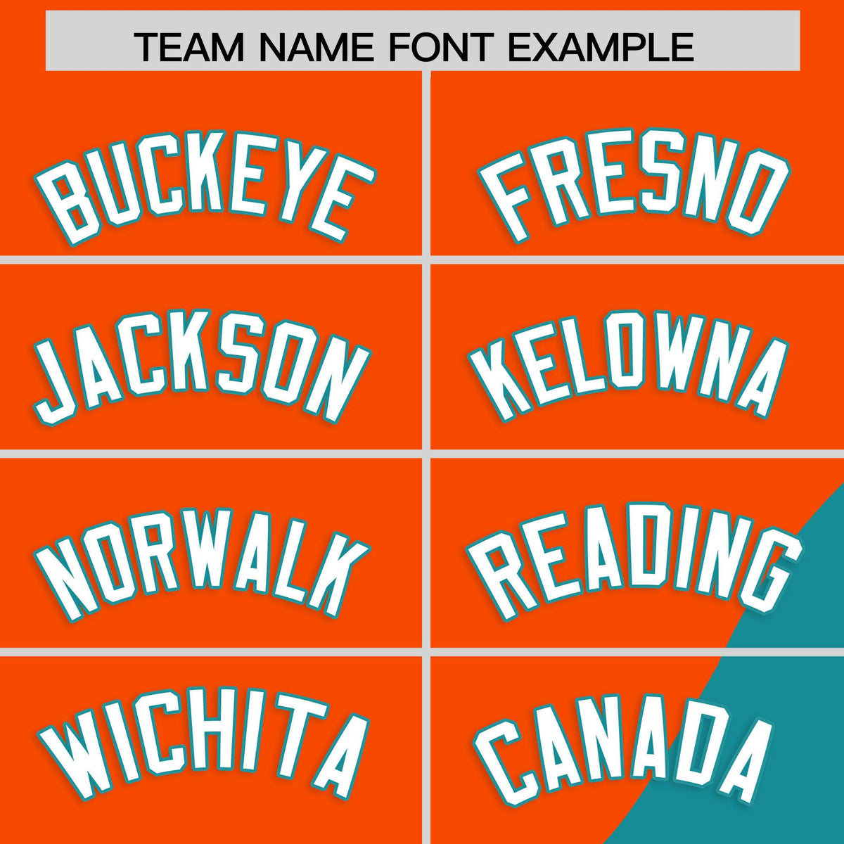 Custom Orange Aqua Color Block Varsity Full-Zip Letterman Wave Hoodie Jacket