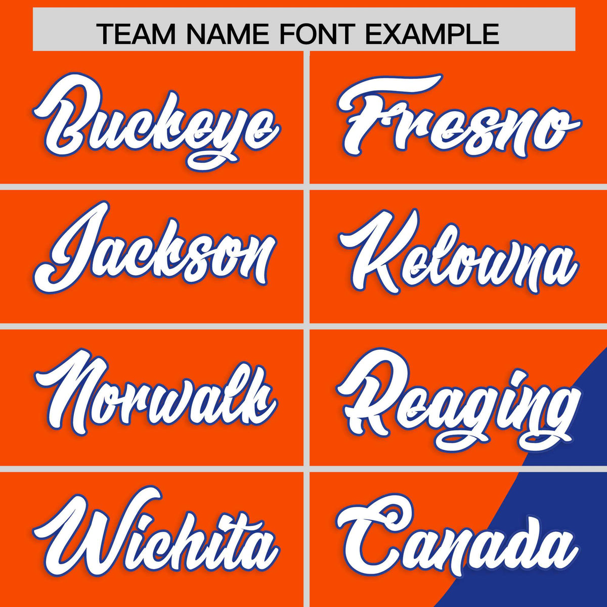 Custom Orange Royal Blue Color Block Varsity Full-Zip Letterman Wave Hoodie Jacket