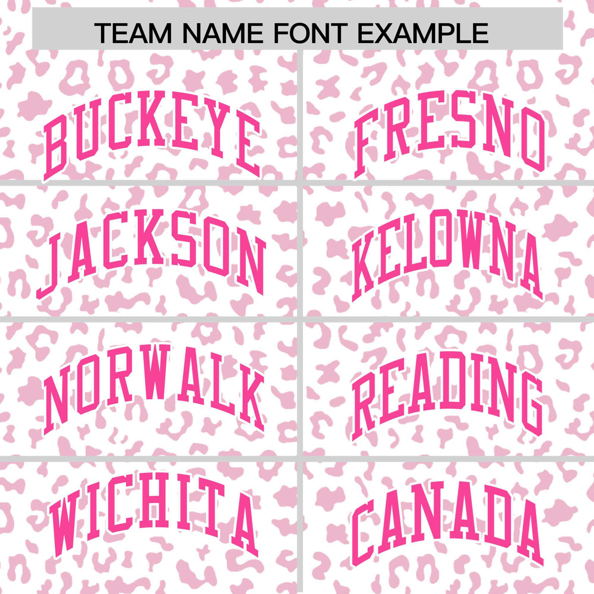 Custom White Pink Varsity Full-Zip Letterman Leopard Print Hoodie Jacket