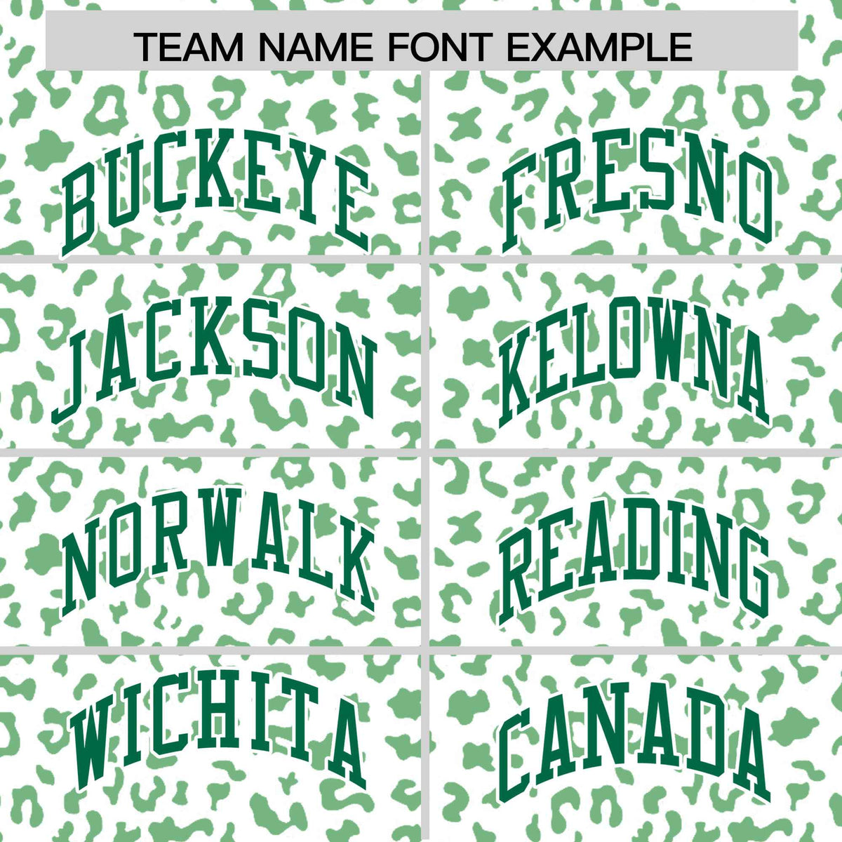 Custom White Kelly Green Varsity Full-Zip Letterman Leopard Print Hoodie Jacket