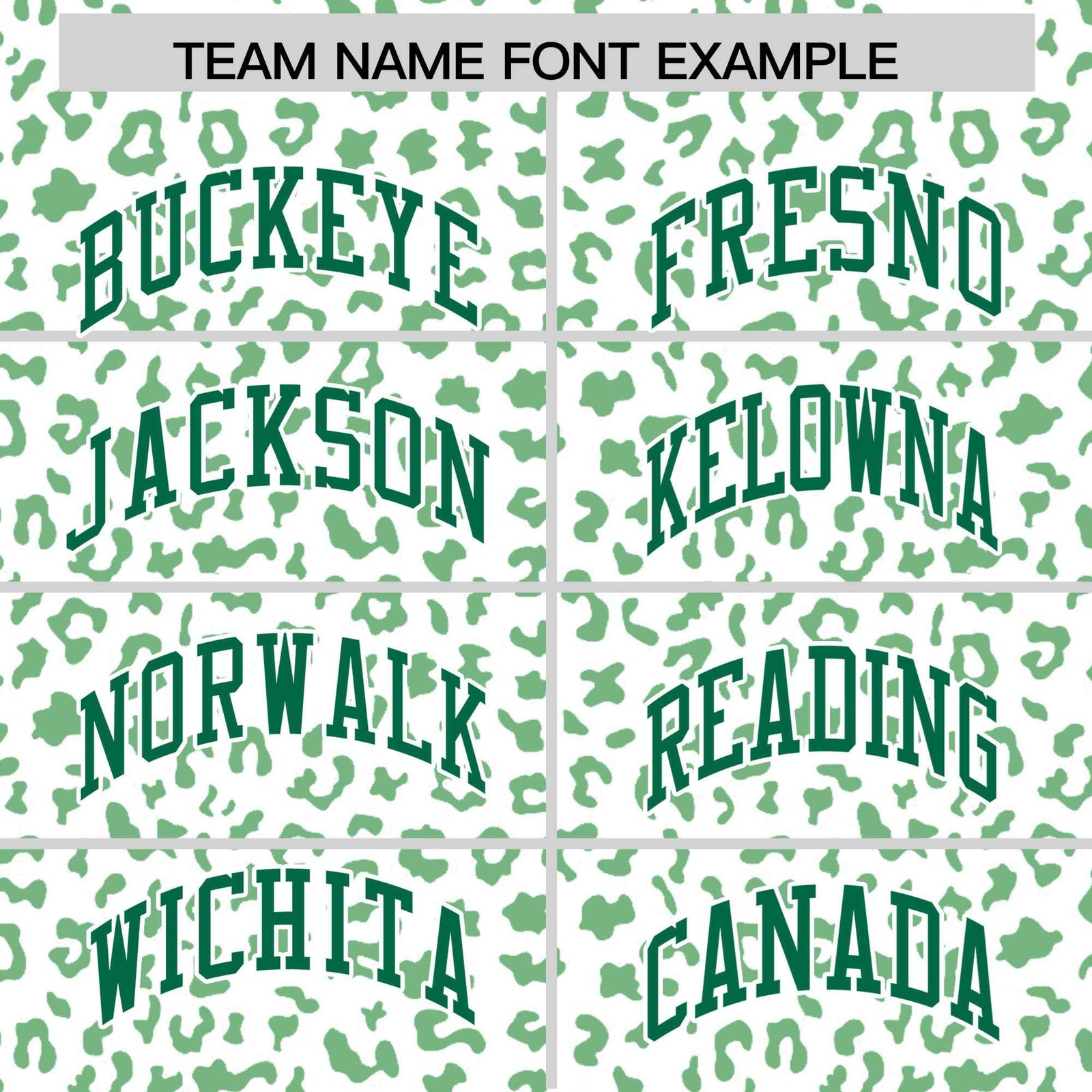 Custom White Kelly Green Varsity Full-Zip Letterman Leopard Print Hoodie Jacket