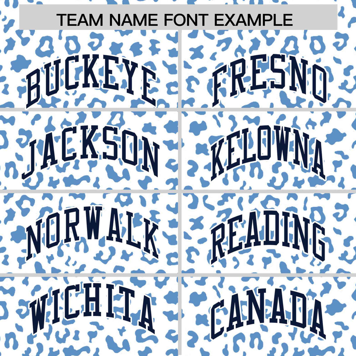 Custom White Navy Varsity Full-Zip Letterman Leopard Print Hoodie Jacket