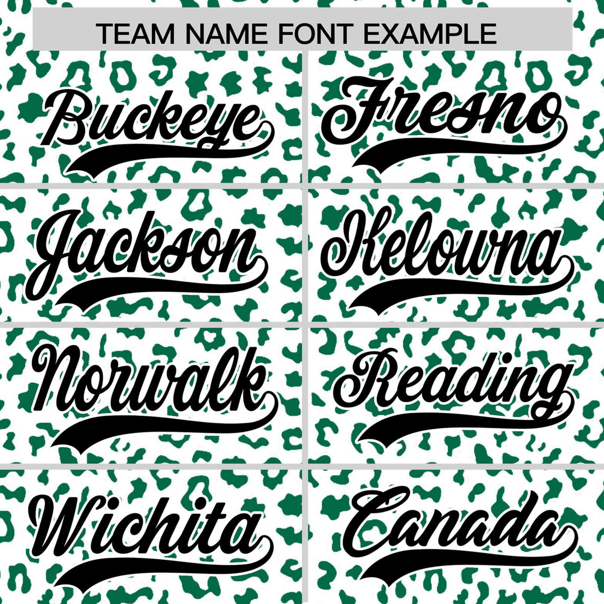 Custom White Green Varsity Full-Zip Letterman Leopard Print Hoodie Jacket