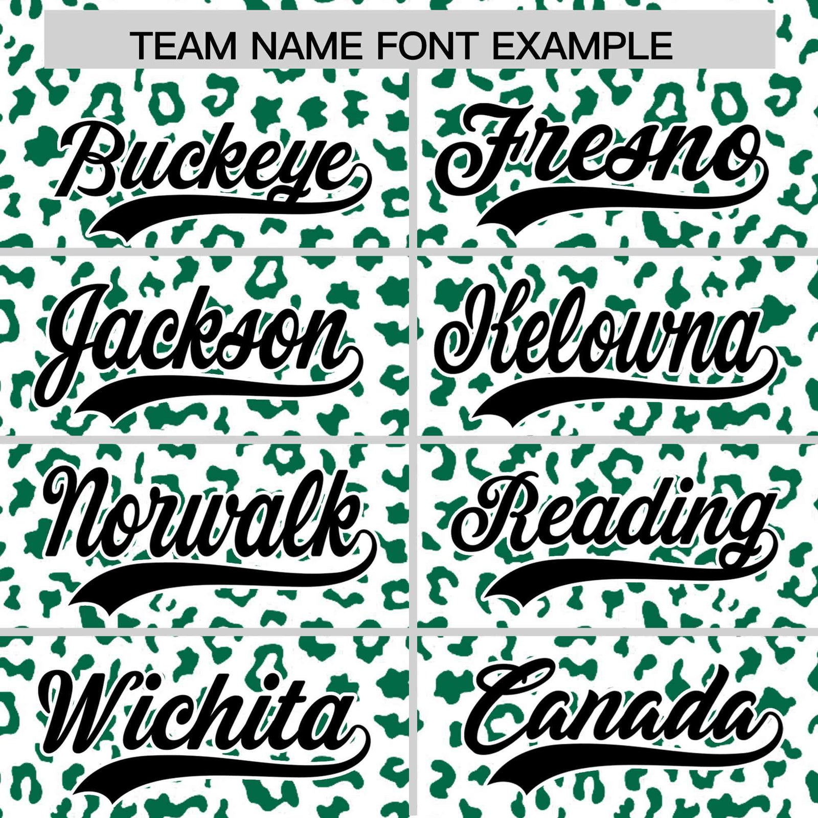 Custom White Green Varsity Full-Zip Letterman Leopard Print Hoodie Jacket