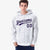 Custom White Purple Varsity Full-Zip Letterman Leopard Print Hoodie Jacket