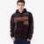 Custom Black Crimson Varsity Full-Zip Letterman Leopard Print Hoodie Jacket