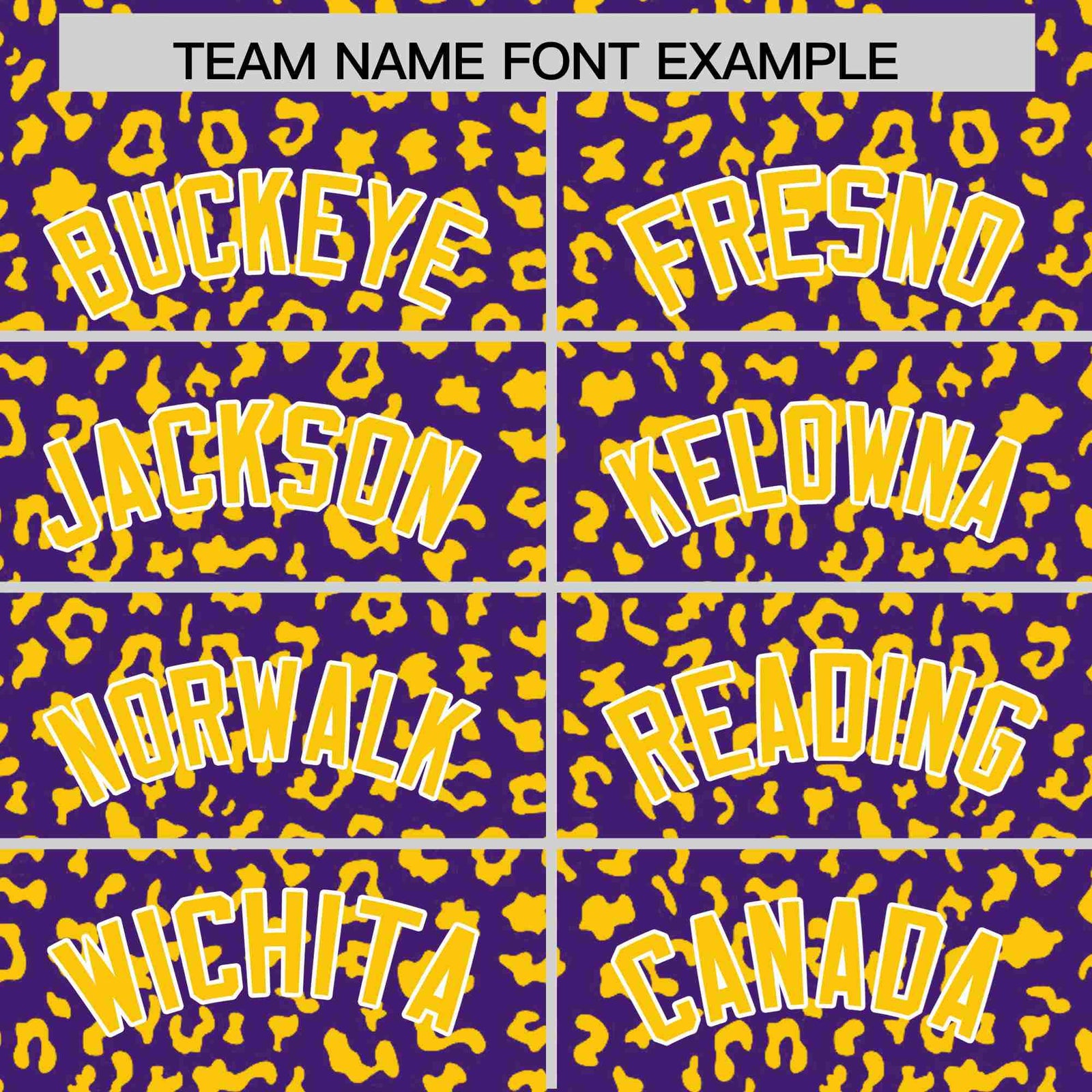 Custom Purple Gold Varsity Full-Zip Letterman Leopard Print Hoodie Jacket