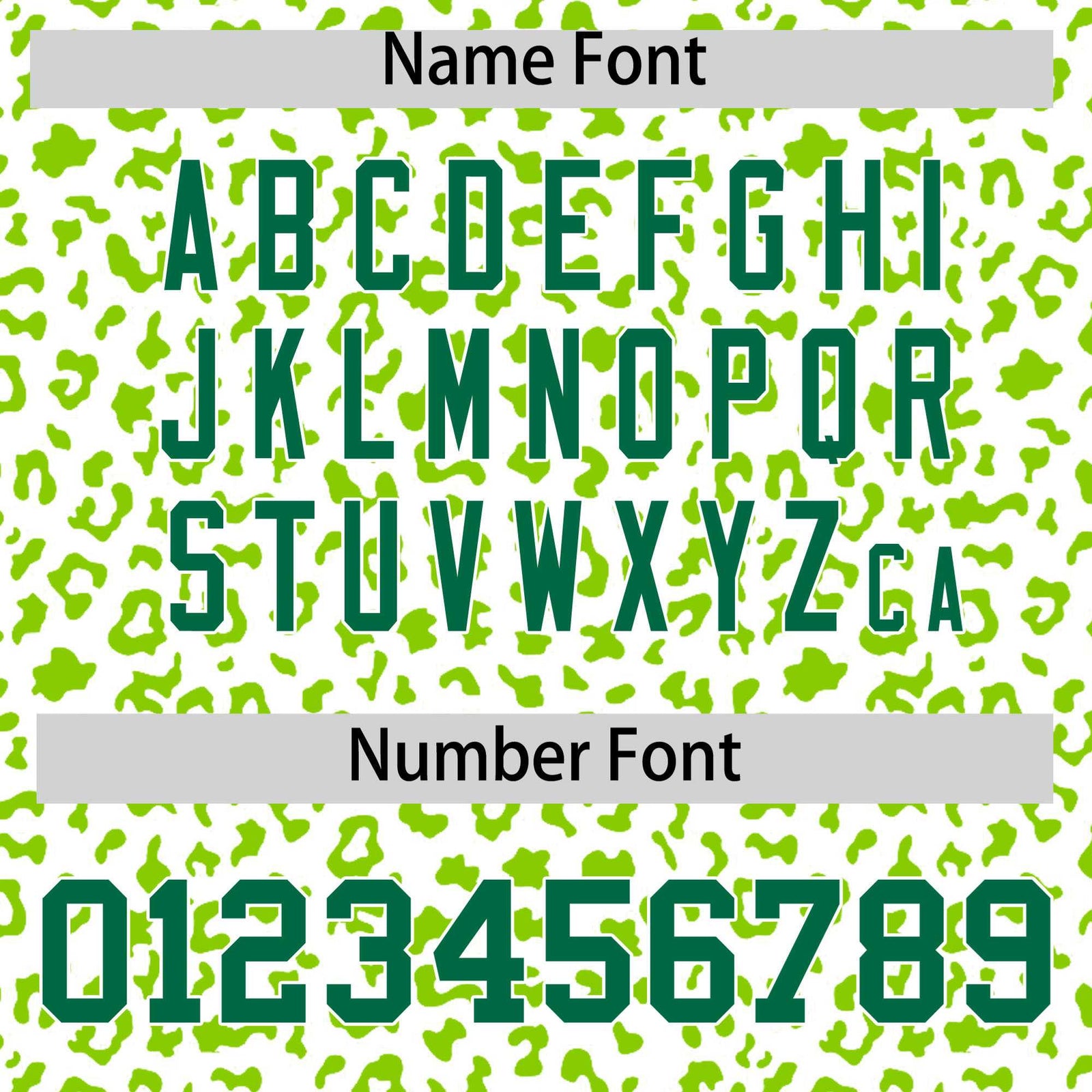 Custom White Neon Green Varsity Full-Zip Letterman Leopard Print Hoodie Jacket